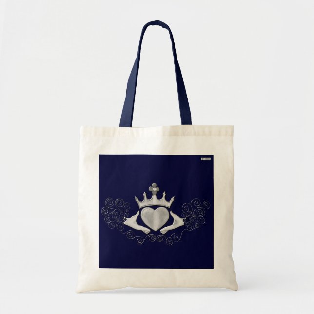 Bolsa Tote The Claddagh (Prata) (Frente)