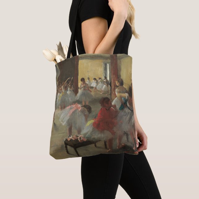 Bolsa Tote The Dance Class, Degas Art (Close Up)