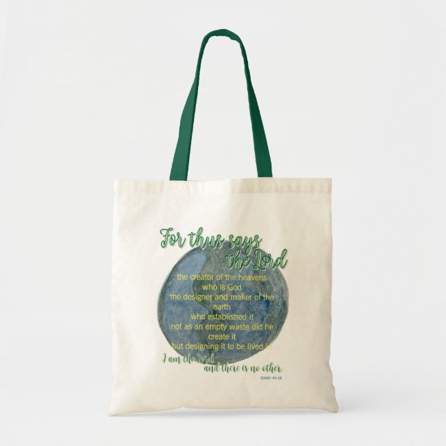 Bolsa Tote The Earth He Formed (Frente)