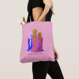 Bolsa Tote The Holy Trinity of Pop Vierges Marie Multicolores