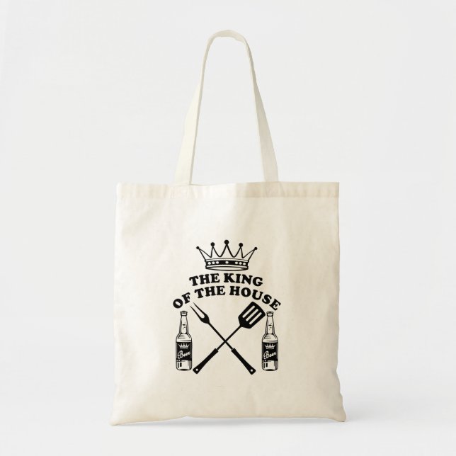 Bolsa Tote The King of the House Beer (Frente)