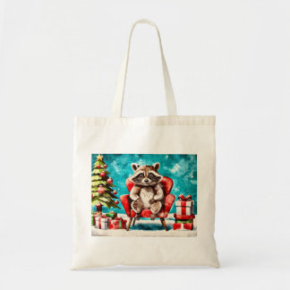 Bolsa Tote The Raccoon’s Christmas Chair