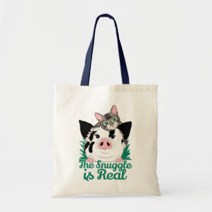 Bolsa Tote The Snuggle Is Real Juggling Daisies Tote
