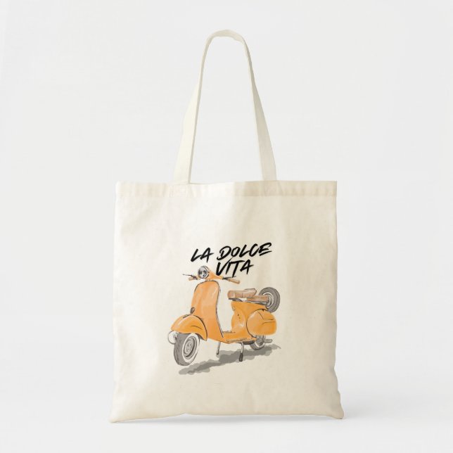 Bolsa Tote THE SWEET LIFE MOTORCYCLE  Tote Bag (Frente)