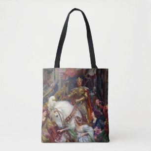 Bolsa Tote The Two Crowns c. 1900, por Sir Frank Dicksee
