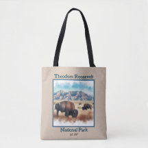 Theodore Roosevelt Parque Nacional Bison Souvenir