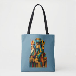 Bolsa Tote Three Wise Men Abstract Nativity Art