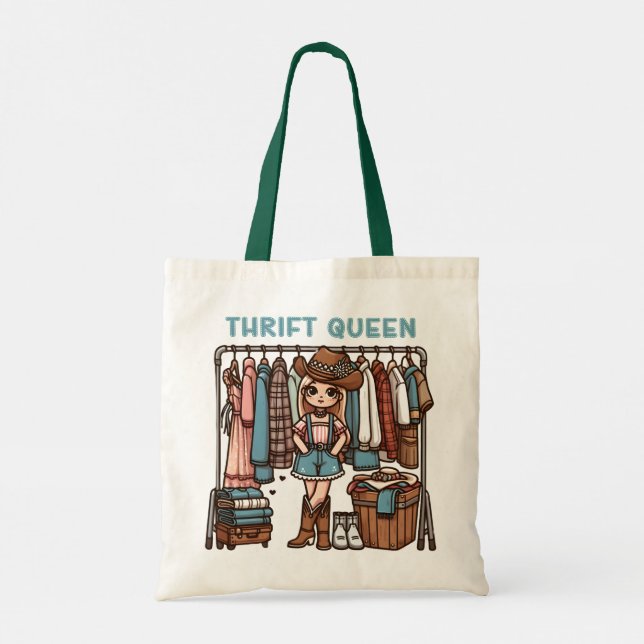 Bolsa Tote Thrift Queen (Verso)
