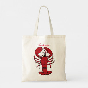 Bolsa Tote Thunder_Cove de Lagosta Vermelha Maine