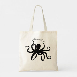 Bolsa Tote Thunder_Cove de Octopus Silhouette