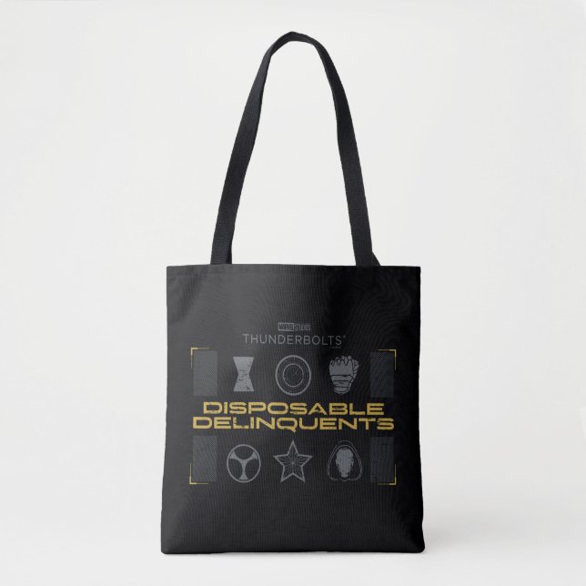 Bolsa Tote Thunderbolts* | Delinquentes descartáveis (Frente)