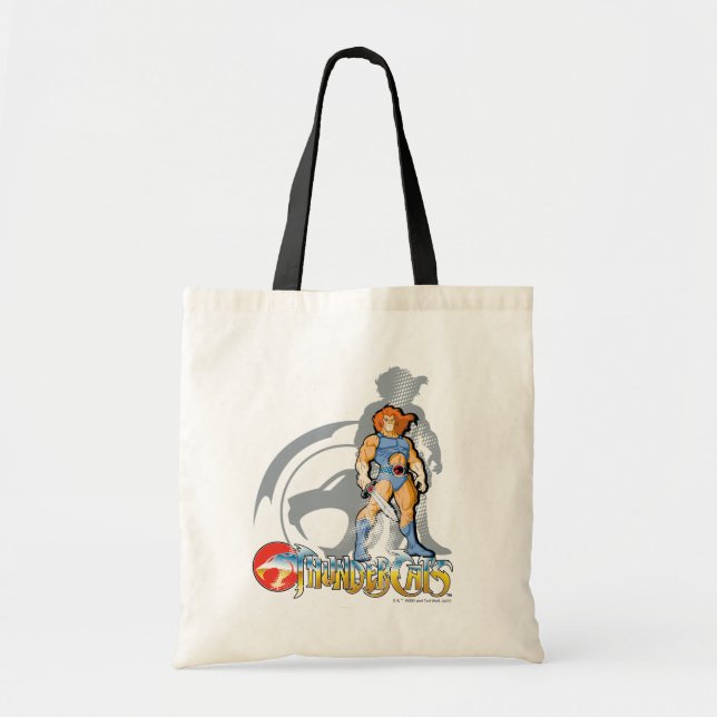 Bolsa Tote ThunderCats | Gráfico de Sombra de Leão-O Halftton (Frente)