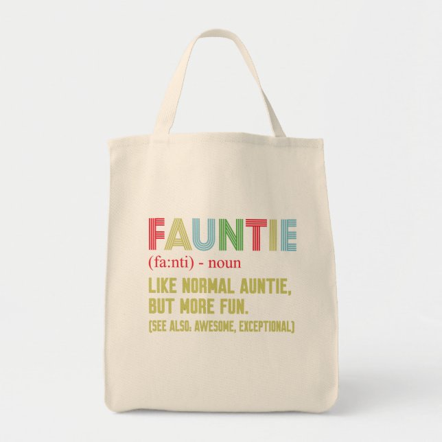 Bolsa Tote Tia da Fauntie (Frente)
