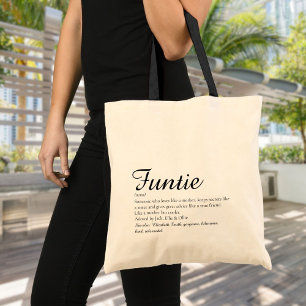 Bolsa Tote Tia Divertida Moderna e Legal Definição Tia Divert