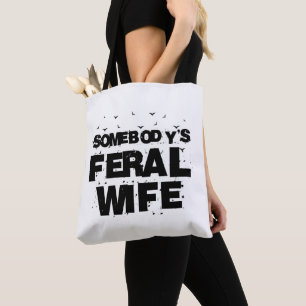 Bolsa Tote Tia Feral de Alguém - Tia Engraçada Tia Engraçada