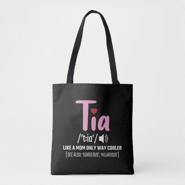 Bolsa Tote Tia Mãe, só a tia mais fria, Ama da Família (Frente)