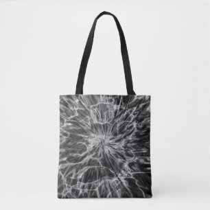 BOLSA TOTE TIE DYE BLACK WHITE