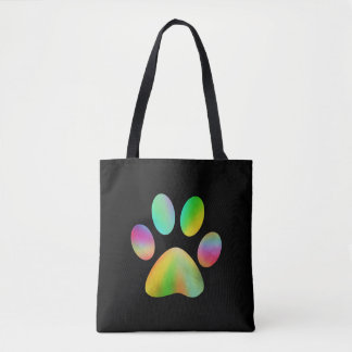Bolsa Tote Tie Dye Paw Print