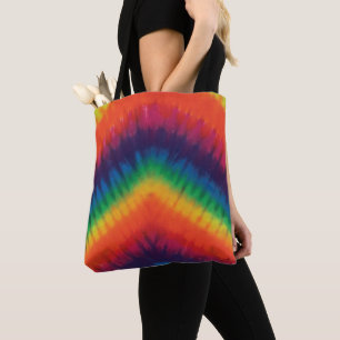 Bolsa Tote Tie Dye Rainbow Colors