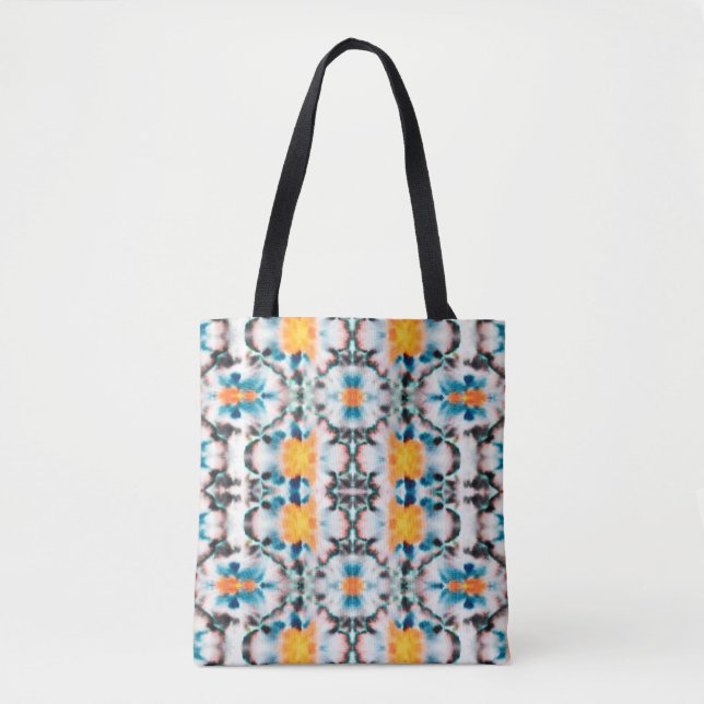 Bolsa Tote Tie Dye Seamless Pattern. Ethnic Abstract. Psyched (Frente)