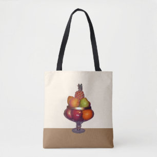 Bolsa Tote Tigela de Frutas com Suporte
