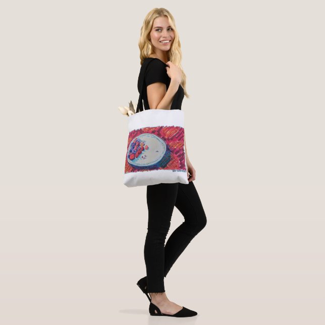 Bolsa Tote Tigela de Frutas Vermelhas (No(a) Modelo)