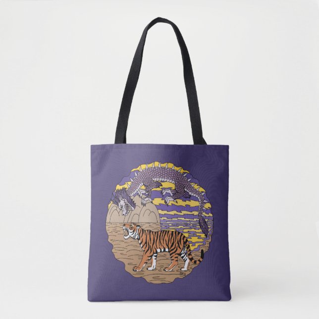 Bolsa Tote Tiger e Dragon (Frente)