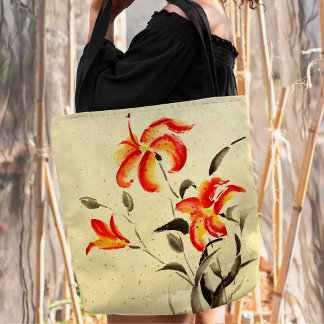Bolsa Tote Tiger Lily - Vermelho