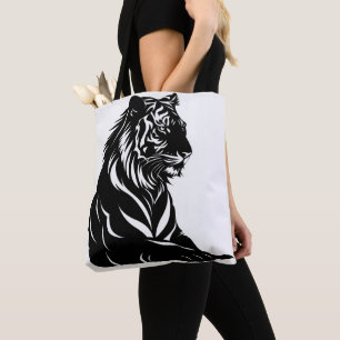 Bolsa Tote Tiger Silhouette