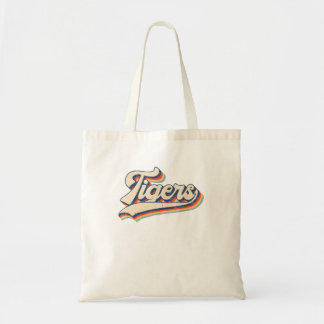 Bolsa Tote Tigers School Sports Name Retro Gift Men Boy