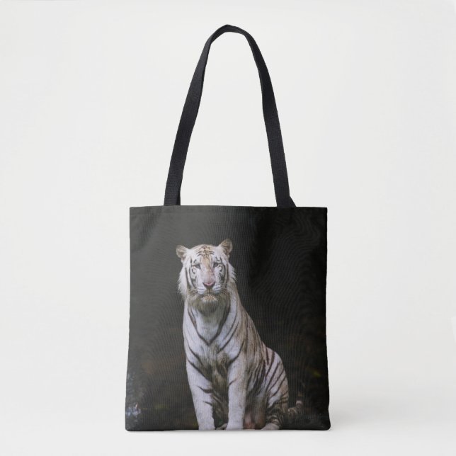 BOLSA TOTE TIGRE BRANCA (Frente)