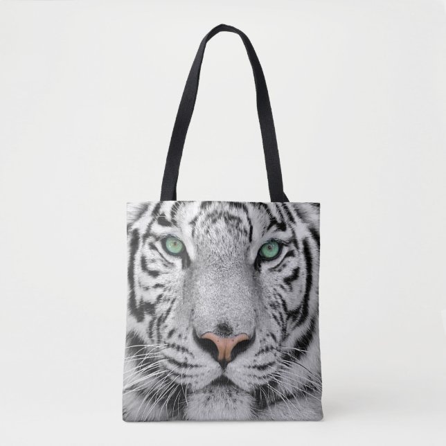 Bolsa Tote Tigre branco (Frente)