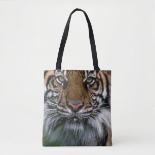 Bolsa Tote Tigre Cabeça e Face