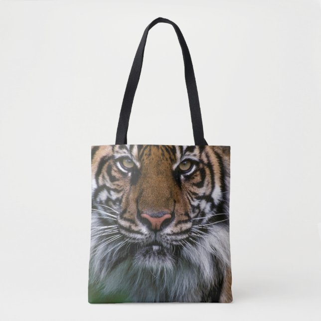 Bolsa Tote Tigre Cabeça e Face (Frente)