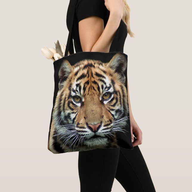 Bolsa Tote Tigre Cub psto em perigo (Close Up)