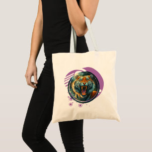 Bolsa Tote Tigre de Corda