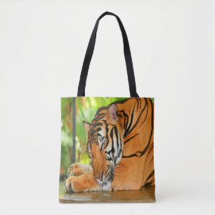 Bolsa Tote Tigre de dormir
