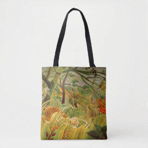 Bolsa Tote Tigre em uma tempestade tropical 1891