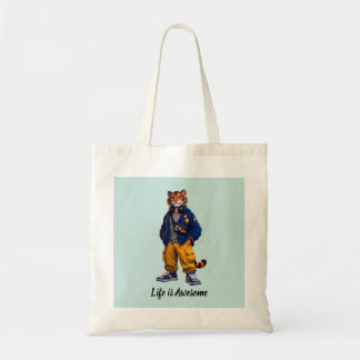 Bolsa Tote Tigre Legal na Arte de Streetwear - Tigre de Estil