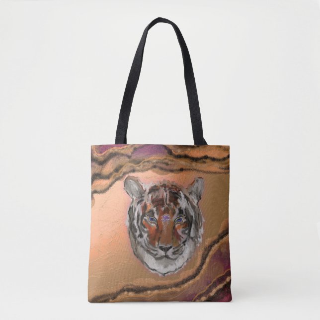 Bolsa Tote Tigre Místico (Frente)