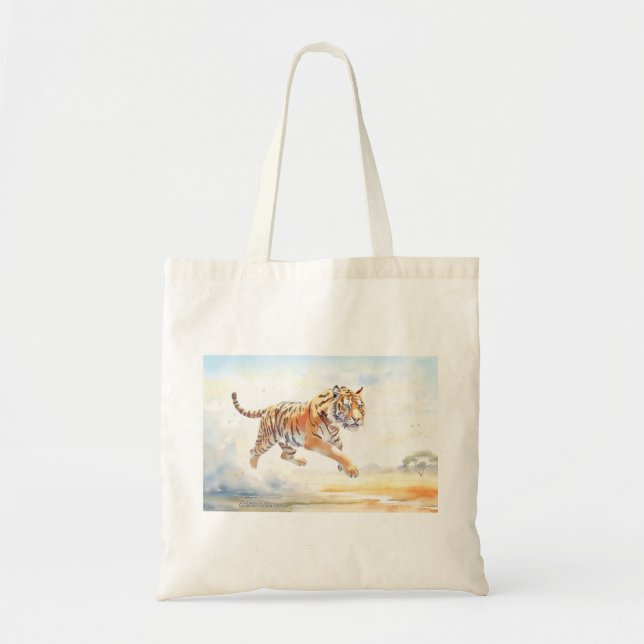 Bolsa Tote Tigre na Ação 3 (Frente)