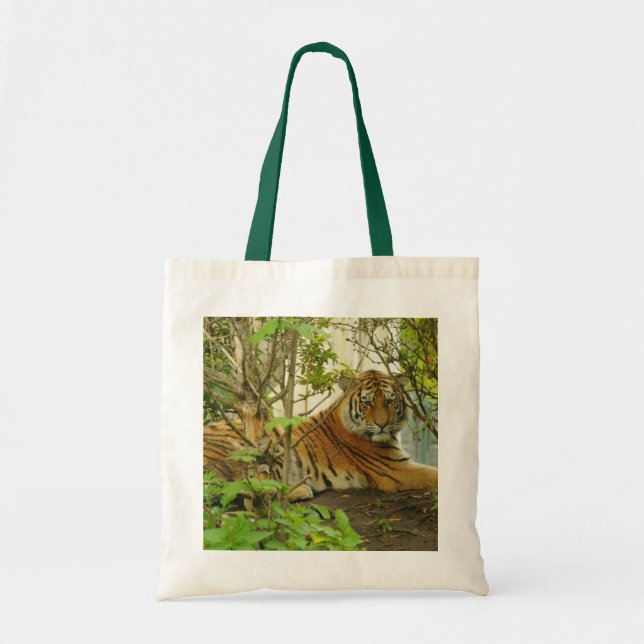 Bolsa Tote Tigre na floresta (Frente)