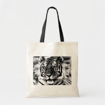 Tigre preto e branco