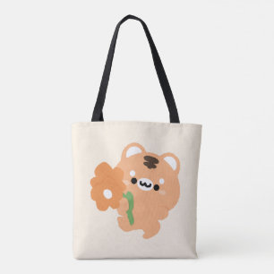 Bolsa Tote Tigre Romântico Bonito