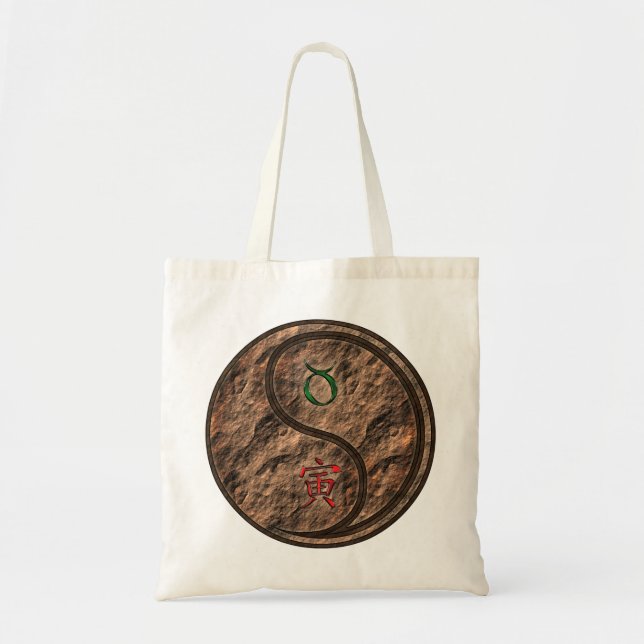 Bolsa Tote Tigre Taurus & Earth (Frente)