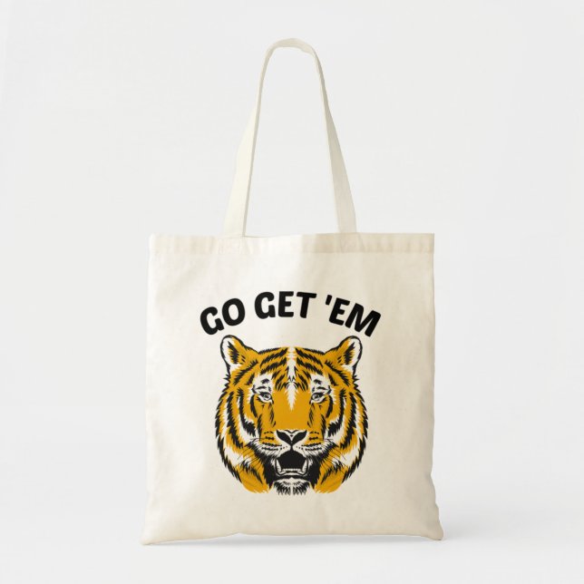 BOLSA TOTE TIGRE VÁ PEGÁ-LOS (Frente)