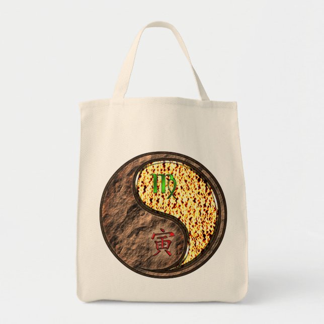Bolsa Tote Tigre Virgo & Fire (Frente)