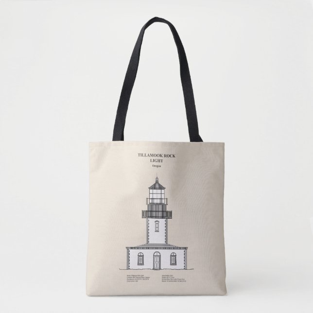 Bolsa Tote Tillamook Rock Lighthouse - Oregon - SBD (Frente)