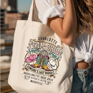 Bolsa Tote Time da Noiva! Cowgirl da Última Rodesia Ocidental
