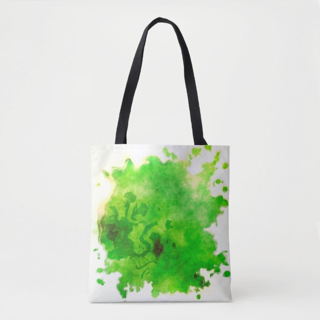 Bolsa Tote Tinta aquarela de cor d'água (Frente)